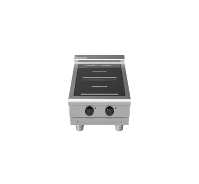 waldorf 800 series inl8200r3-b - 450mm electric induction cooktop low back version - bench model