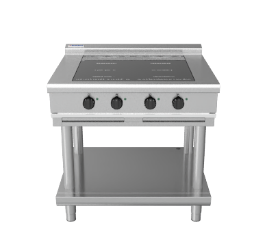 waldorf 800 series inl8400f-ls - 900mm electric induction cooktop low back version - leg stand