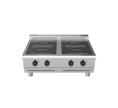waldorf 800 series inl8400r5-b - 900mm electric induction cooktop low back version - bench model