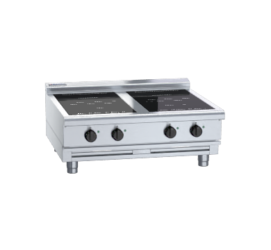 waldorf 800 series inl8400r5-b - 900mm electric induction cooktop low back version - bench model