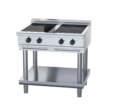 waldorf 800 series inl8400r3-ls - 900mm electric induction cooktop low back version - leg stand