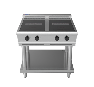 waldorf 800 series inl8400r3-ls - 900mm electric induction cooktop low back version - leg stand