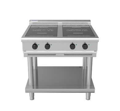 waldorf 800 series inl8400r3-ls - 900mm electric induction cooktop low back version - leg stand