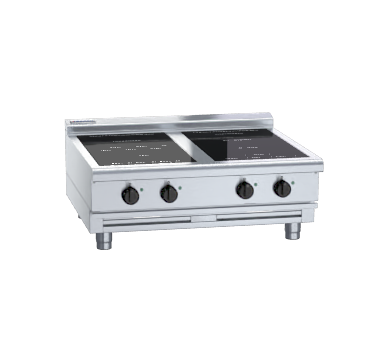 waldorf 800 series inl8400r5f-b- 900mm electric induction cooktop low back version - bench model