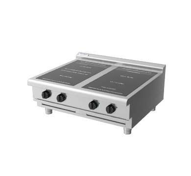 waldorf 800 series inl8400r5f-b- 900mm electric induction cooktop low back version - bench model