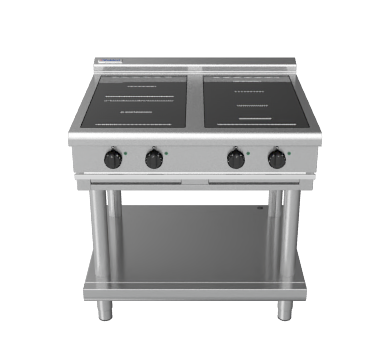waldorf 800 series inl8400r3f-ls - 900mm electric induction cooktop low back version - leg stand
