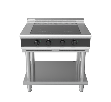 waldorf bold inlb8400f-ls - 900mm electric induction cooktop low back version - leg stand