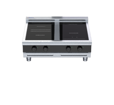 waldorf bold inlb8400r5f-b - 900mm electric induction cooktop  low back version - bench model