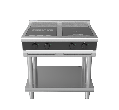 waldorf bold inlb8400r5f-ls - 900mm electric induction cooktop low back version - leg stand