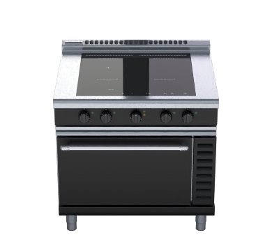waldorf bold inb8410ecf - 900mm induction range convection oven