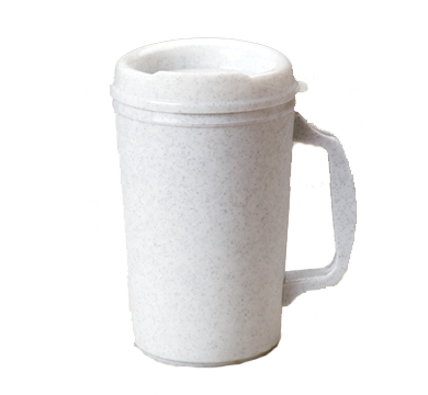 aladdin temp-rite k309 - 34oz / 1l water / beverage jug and lid - ivory