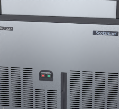 scotsman nuh 227 as ox - 95kg - self contained dice ice maker