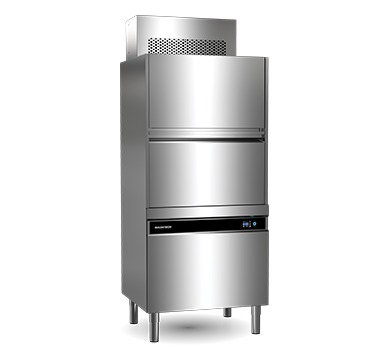 washtech pw1c - front loading warewasher with heat recovery unit - 500mm x 600mm rack