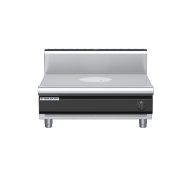 waldorf cue rn8100gh-b-c0 900mm gas target top bench model with high splashback