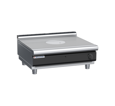 waldorf cue rn8100gl-b-c0 900mm gas target top bench model with low splashback