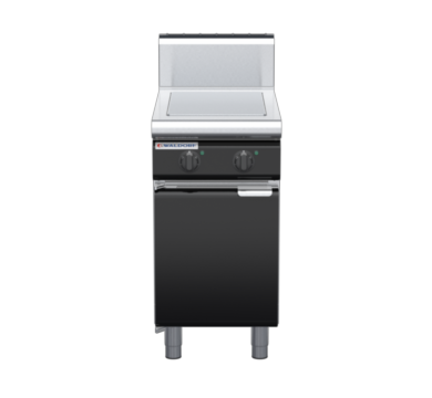 waldorf bold rn8102eh-cd-b0 450mm electric solid top on cabinet base with door and high splashback