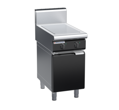 waldorf bold rn8102eh-cd-b0 450mm electric solid top on cabinet base with door and high splashback