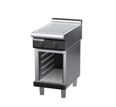 waldorf bold rn8102el-cb-b0 450mm electric solid top on cabinet base with low splashback
