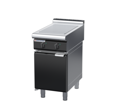 waldorf bold rn8102el-cd-b0 450mm electric solid top on cabinet base with door and low splashback