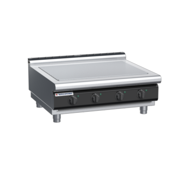 waldorf cue rn8104el-b-c0 900mm electric solid top bench model with low splashback