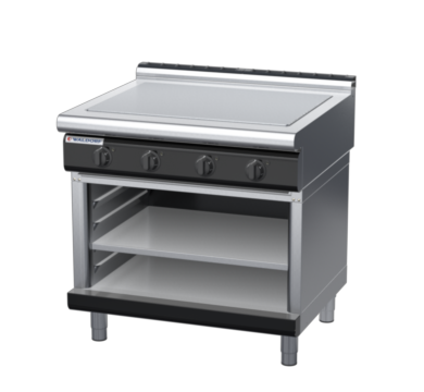 waldorf bold rn8104el-ob-b0 900mm electric solid top on open base with low splashback