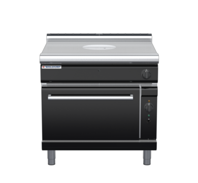 waldorf bold rn8110gcl-b0 900mm gas target top oven range with low splashback