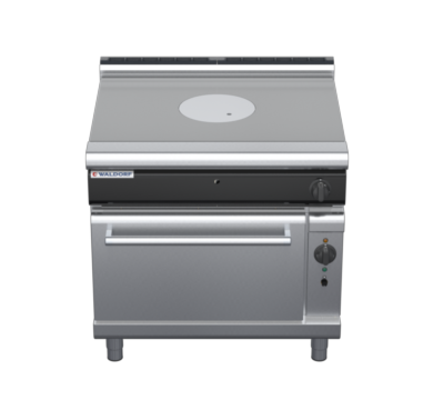 waldorf cue rn8110gcl-c0 900mm gas target top oven range with low splashback