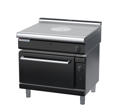 waldorf bold rn8110gl-b0 900mm gas target top oven range with low splashback