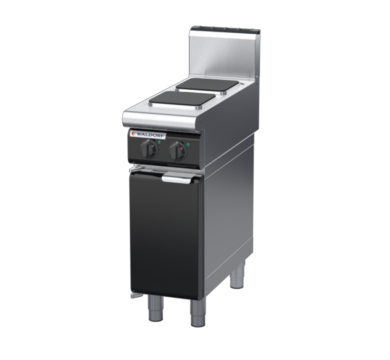 waldorf bold rn8200eh-cd-b0 300mm electric cooktop sealed hobs on cabinet base with door and high splashback