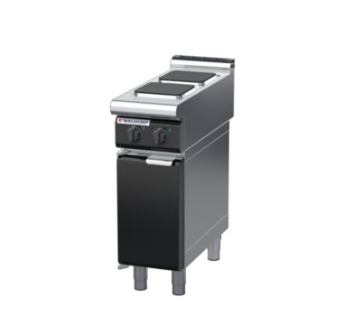 waldorf bold rn8200el-cd-b0 300mm electric cooktop sealed hobs on cabinet base with door and low splashback