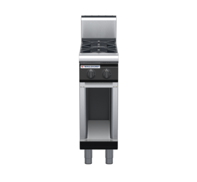 waldorf bold rn8200gh-cb-b0 300mm gas cooktop on cabinet base with high splashback