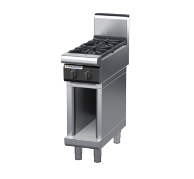 waldorf cue rn8200gh-cb-c0 300mm gas cooktop on cabinet base with high splashback
