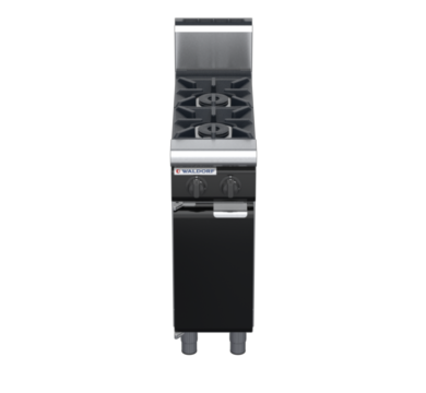 waldorf bold rn8200gh-cd-b0 300mm gas cooktop oncabinet base with door and high splashback