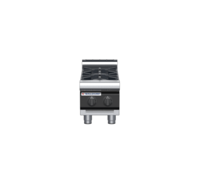 waldorf cue rn8200gl-b-c0 300mm gas cooktop bench model with low splashback