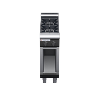 waldorf bold rn8200gl-cb-b0 300mm gas cooktop on cabinet base with low splashback