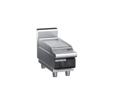 waldorf cue rn8203gh-b-c0 300mm gas cooktop bench model with high splashback