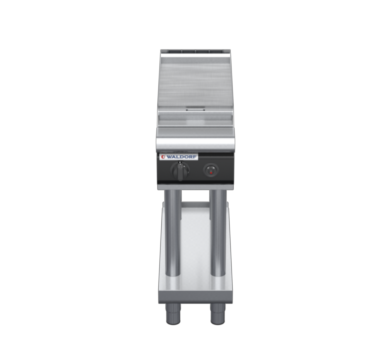 waldorf cue rn8203gl-ls-c0 300mm gas cooktop on leg stand with low splashback