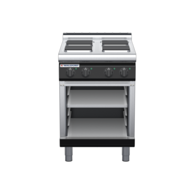 waldorf bold rn8400el-cb-b0 600mm electric cooktop sealed hobs on cabinet base with low splashback