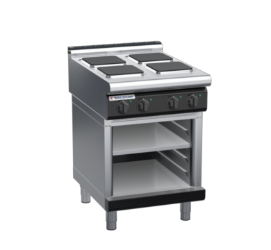 waldorf bold rn8400el-cb-b0 600mm electric cooktop sealed hobs on cabinet base with low splashback