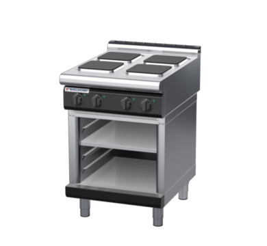 waldorf bold rn8400el-cb-b0 600mm electric cooktop sealed hobs on cabinet base with low splashback
