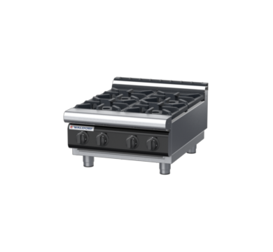 waldorf cue rn8400gl-b-c0 600mm gas cooktop bench model with low splashback