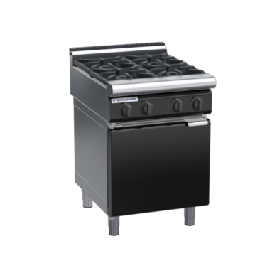waldorf bold rn8400gl-cd-b0 600mm gas cooktop oncabinet base with door and low splashback
