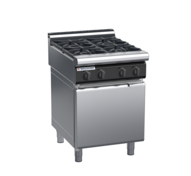 waldorf cue rn8400gl-cd-c0 600mm gas cooktop oncabinet base with door and low splashback