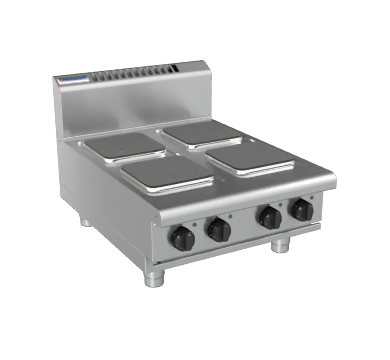 waldorf 800 series rn8400se-b- 600mm electric cooktop sealed hobs - bench model