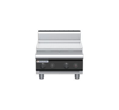 waldorf cue rn8406gh-b-c0 600mm gas cooktop bench model with high splashback