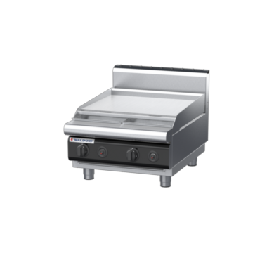 waldorf cue rn8406gh-b-c0 600mm gas cooktop bench model with high splashback