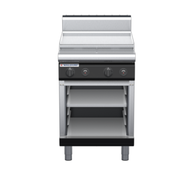 waldorf bold rn8406gh-cb-b0 600mm gas cooktop on cabinet base with high splashback