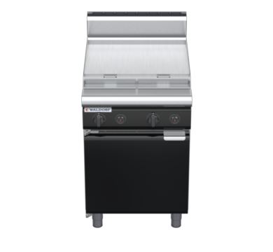 waldorf bold rn8406gh-cd-b0 600mm gas cooktop oncabinet base with door and high splashback