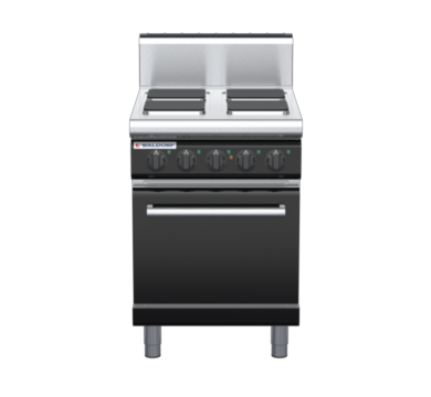 waldorf bold rn8410ech-b0 600mm electric sealed hobs oven range with high splashback