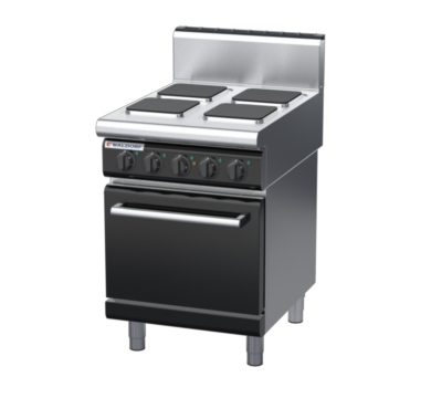 waldorf bold rn8410ech-b0 600mm electric sealed hobs oven range with high splashback